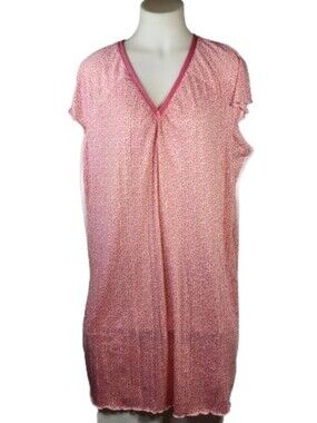 PINKK Orange White Nightgown Sz 1X